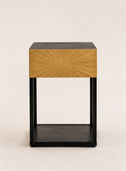 Table de Chevet Éclipse Dorée