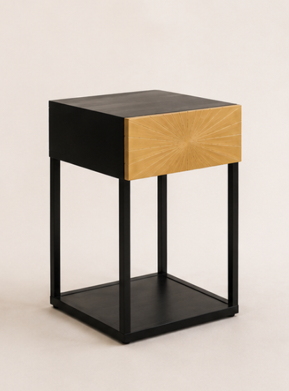 Table de Chevet Éclipse Dorée
