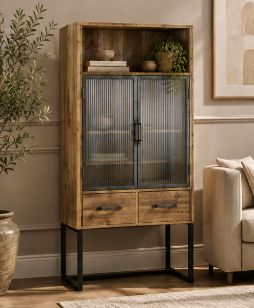 Armoire Atelier Verre Fumé